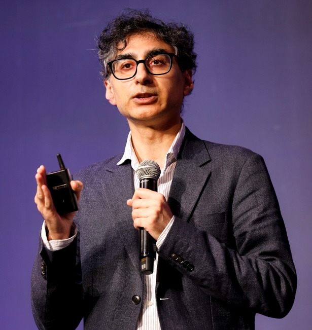 Shaukat Ali speaking at an event
